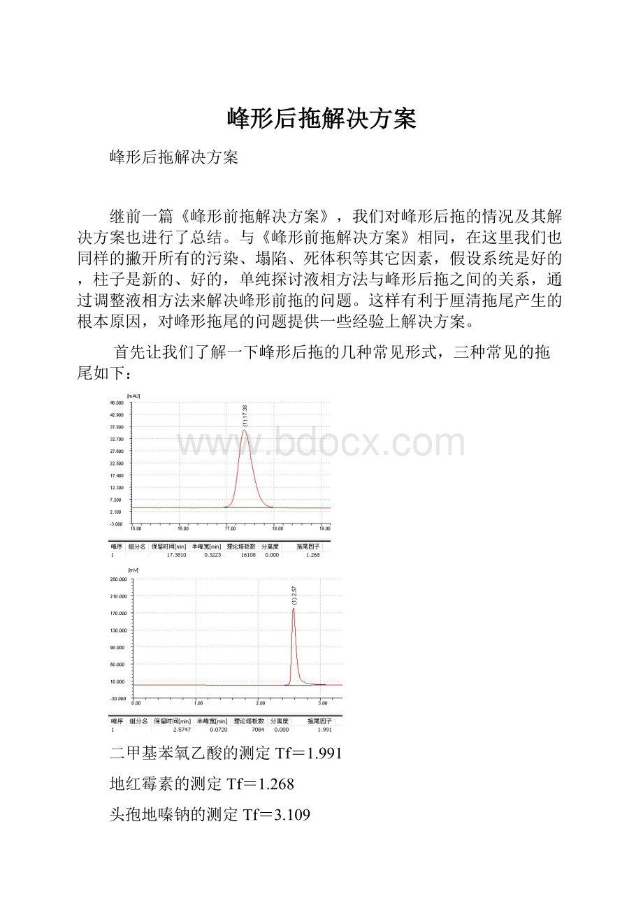 峰形后拖解决方案.docx