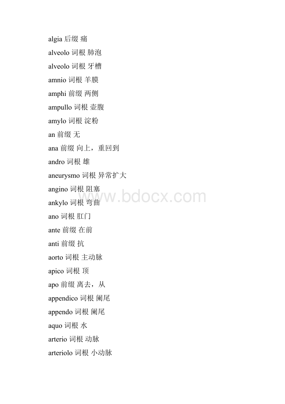 最新ecaxzws医学英语词缀汇总.docx_第2页