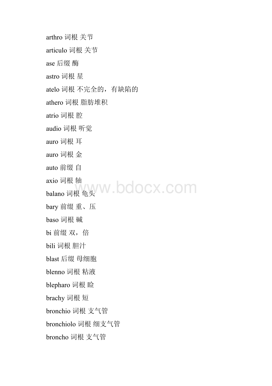 最新ecaxzws医学英语词缀汇总.docx_第3页