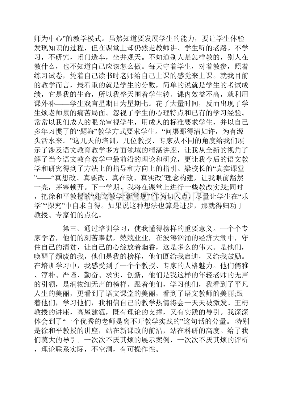 暑期骨干教师培训心得体会范文最新.docx_第2页