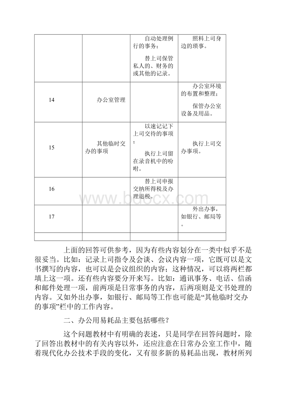 办公室管理形成性考核册作业答案.docx_第3页