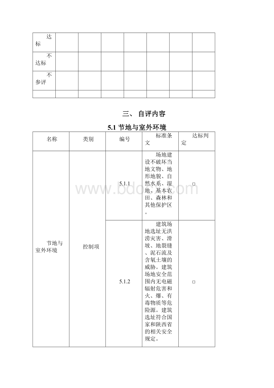 绿色建筑自评估报告参考样式公共建筑.docx_第3页