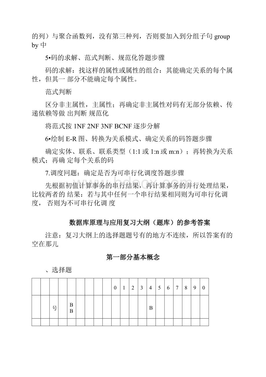 常熟理工学院数据库原理复习大纲及复习要点部分参考答案汇编.docx_第2页