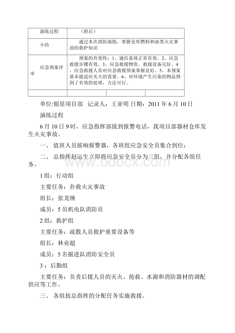 应急救援演练记录.docx_第2页