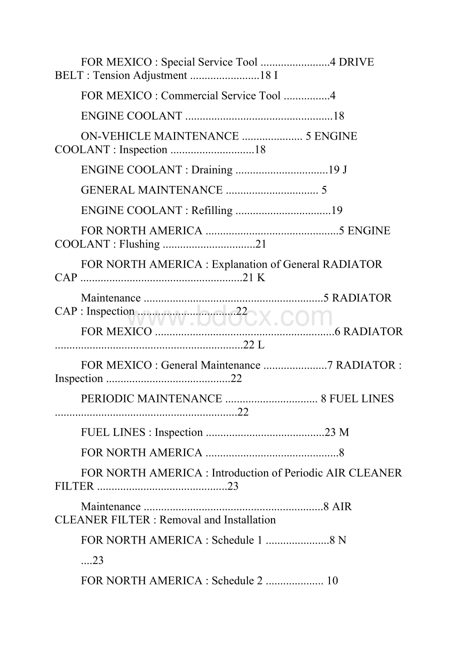 款进口日产楼兰MuranoZ51发动机保养手册英文版.docx_第2页