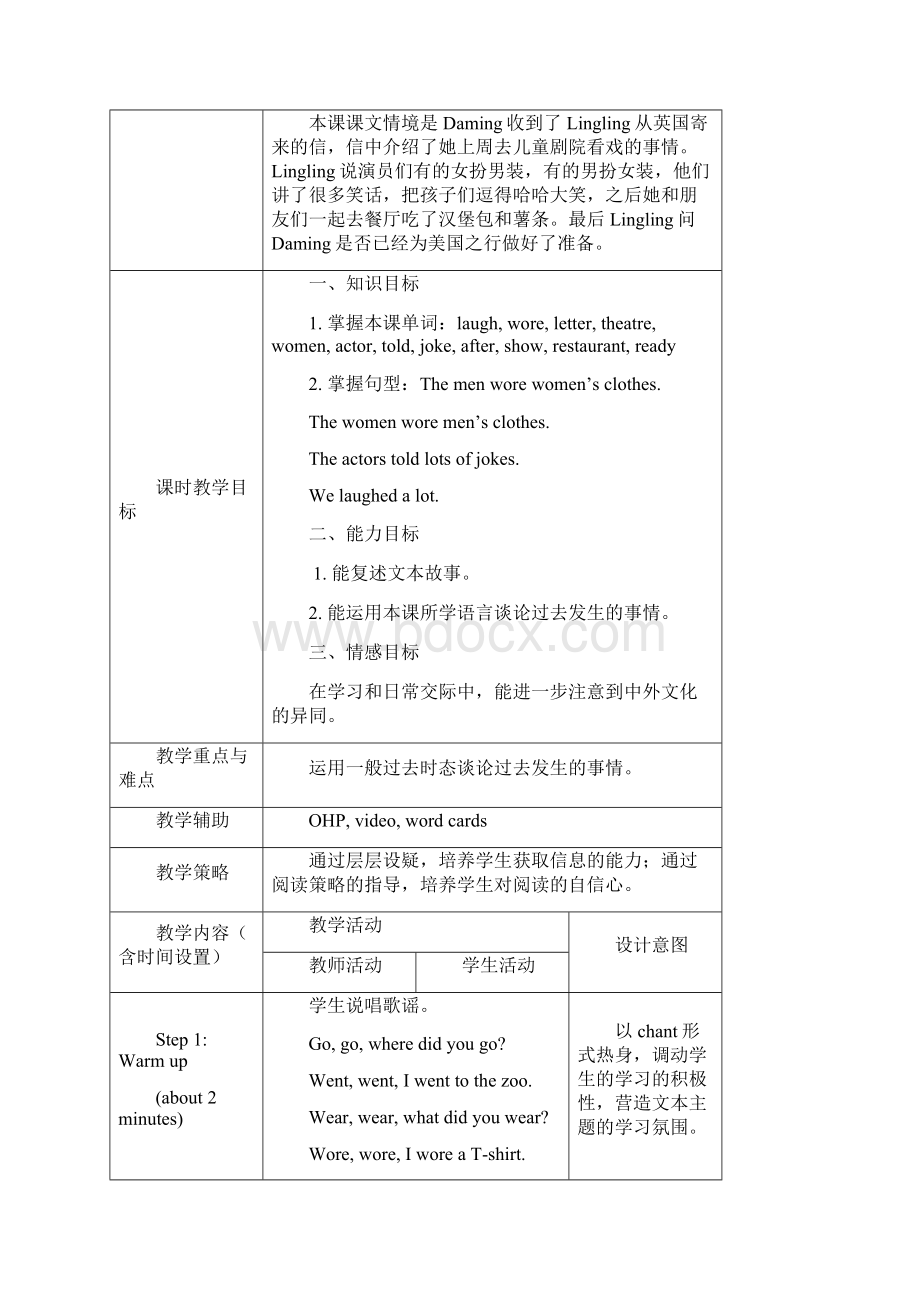 外研版小学英语新标准三起五年级下册M9教学设计.docx_第3页