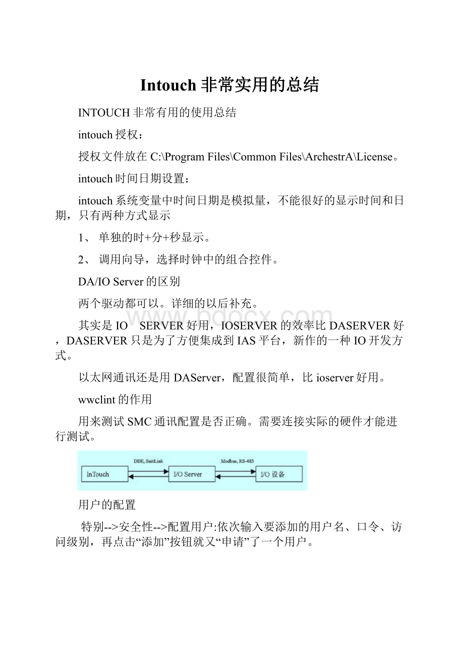 Intouch非常实用的总结.docx