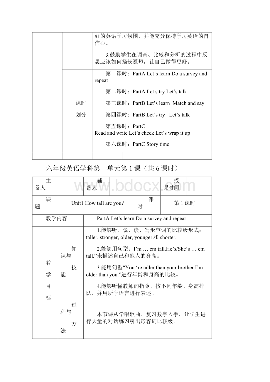 六年级下册英语教案.docx_第2页