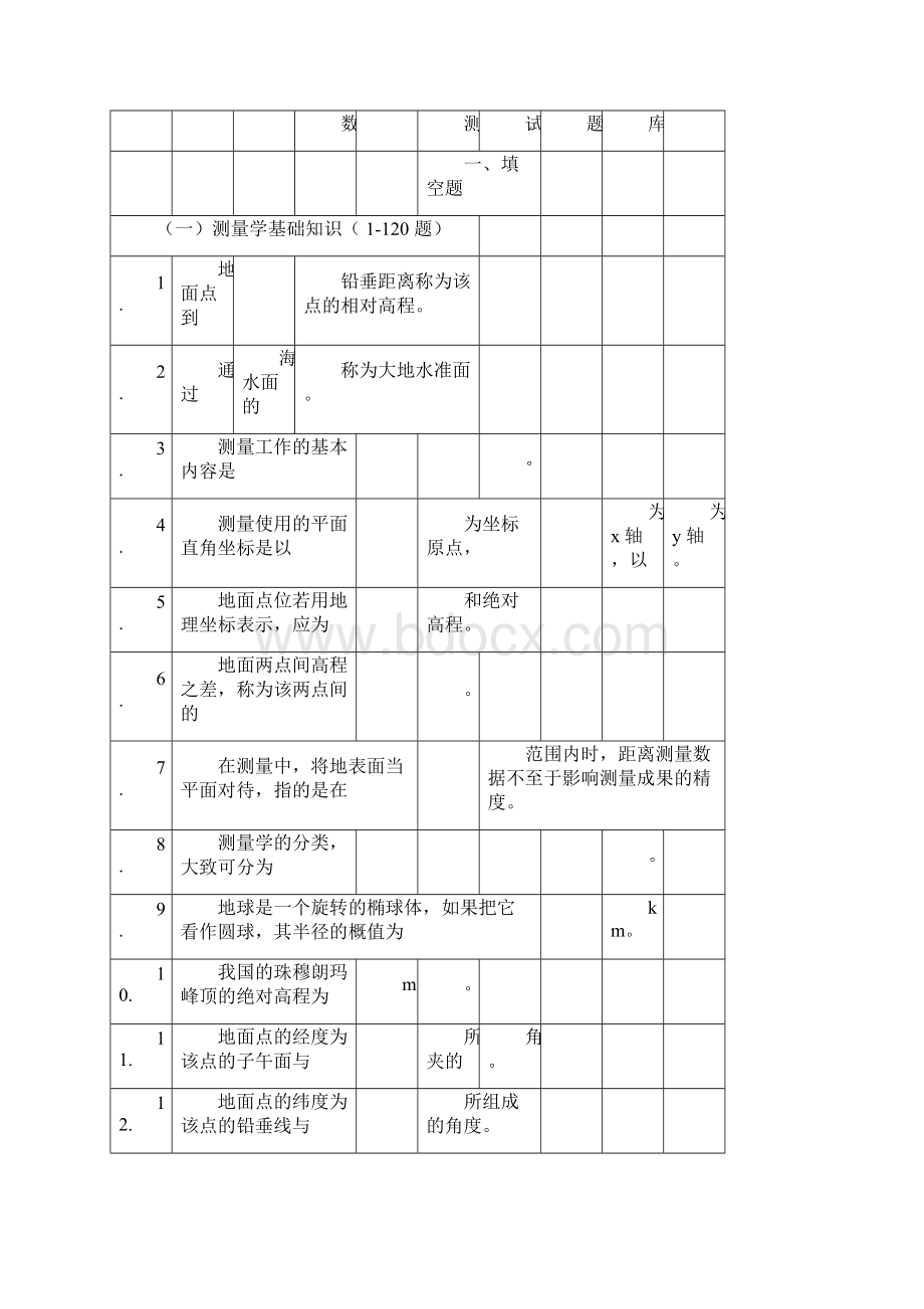 《数字测图原理与方法》题库与其答案.docx_第3页