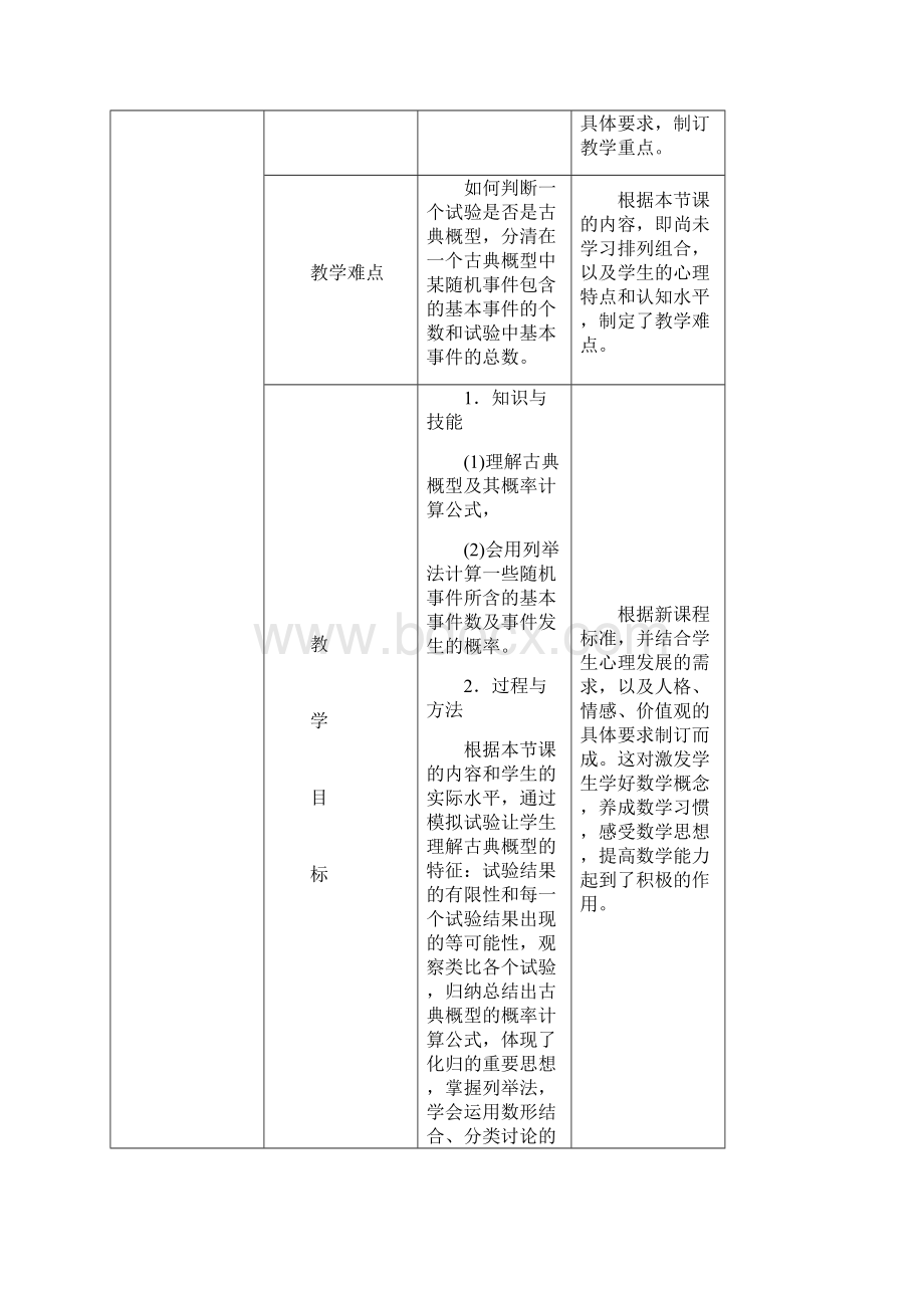 数学知识点新人教A版高中数学必修132《古典概型》word教案总结.docx_第2页