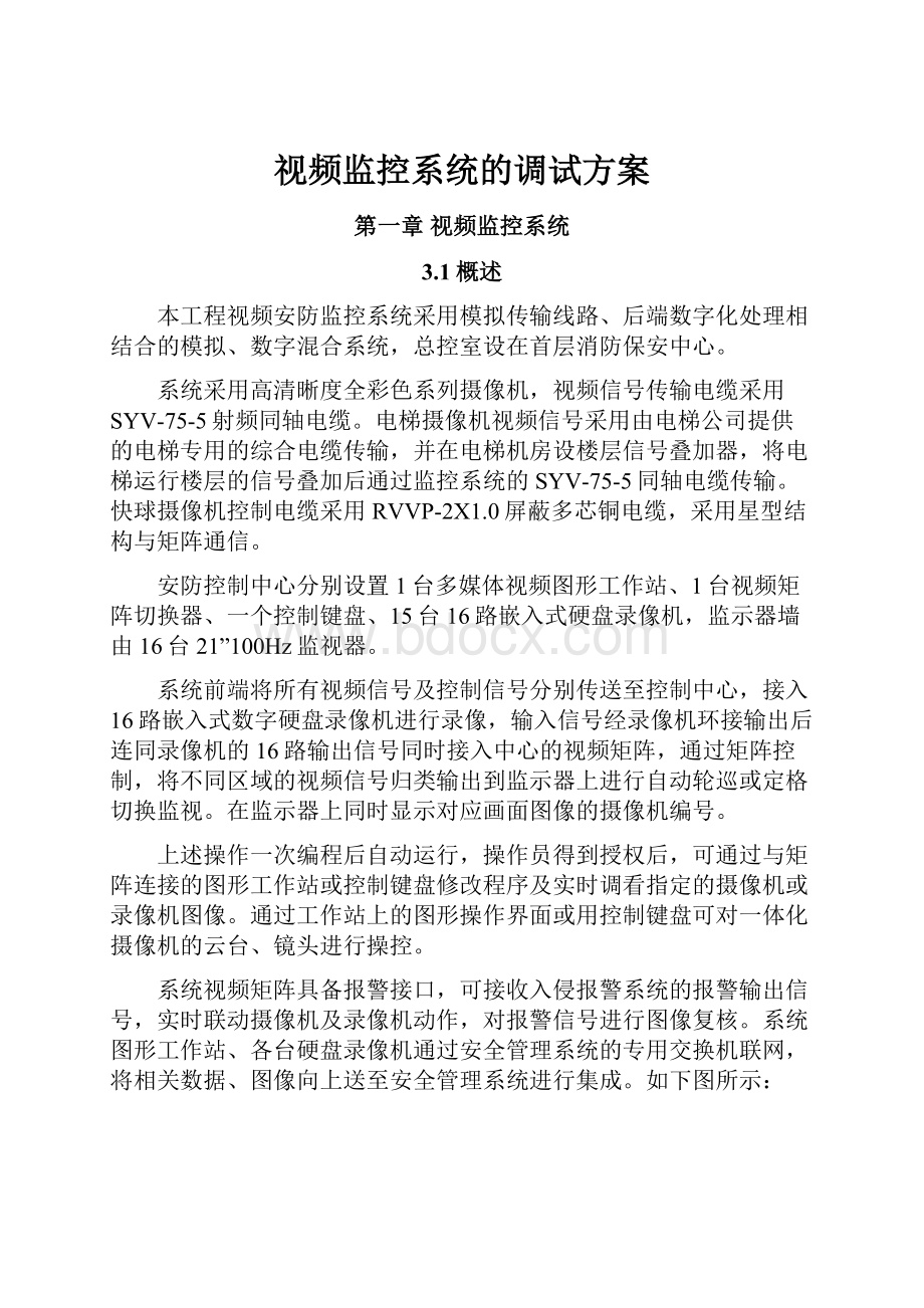 视频监控系统的调试方案.docx