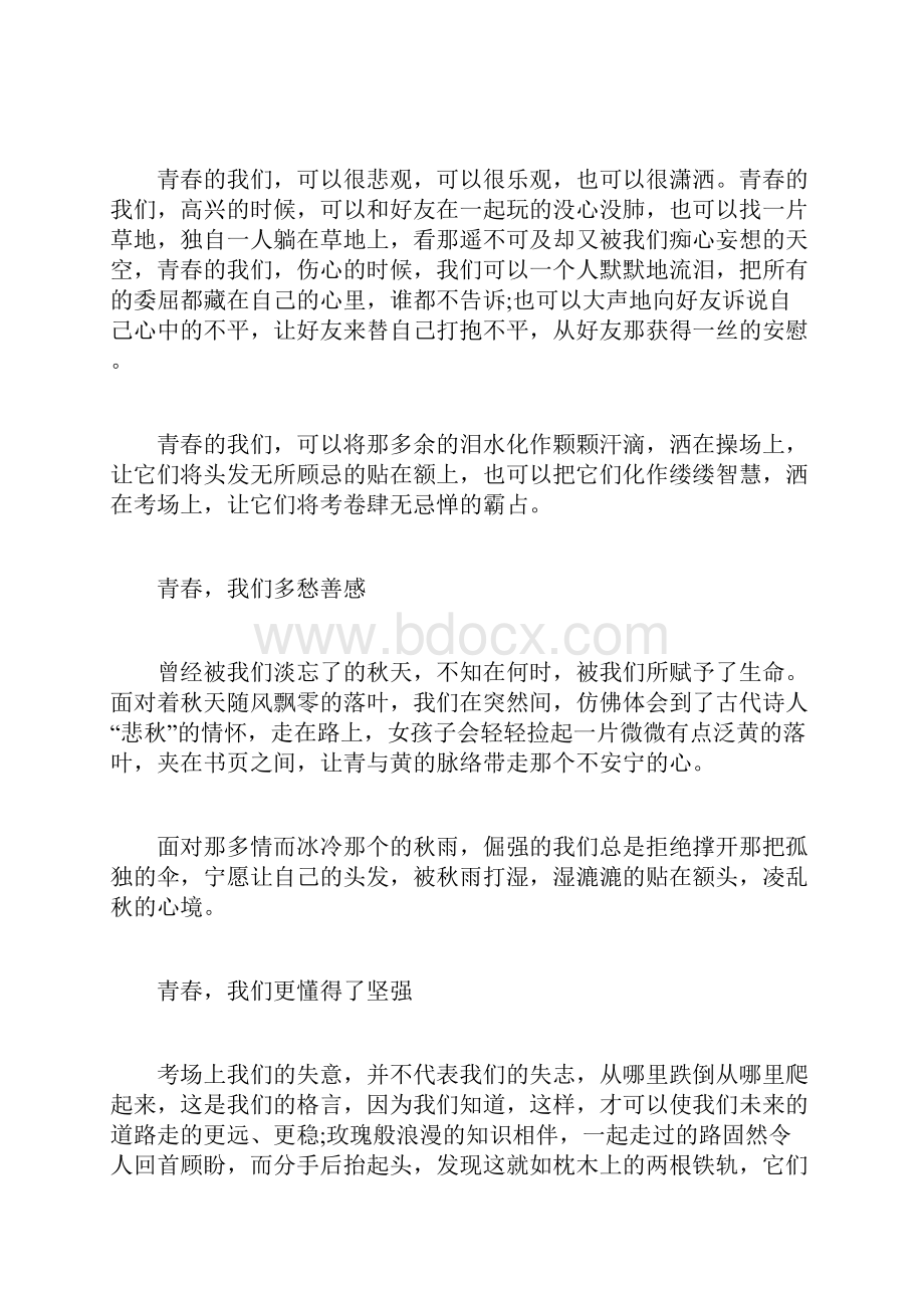 你是我青春里最温暖的火花初二作文.docx_第2页