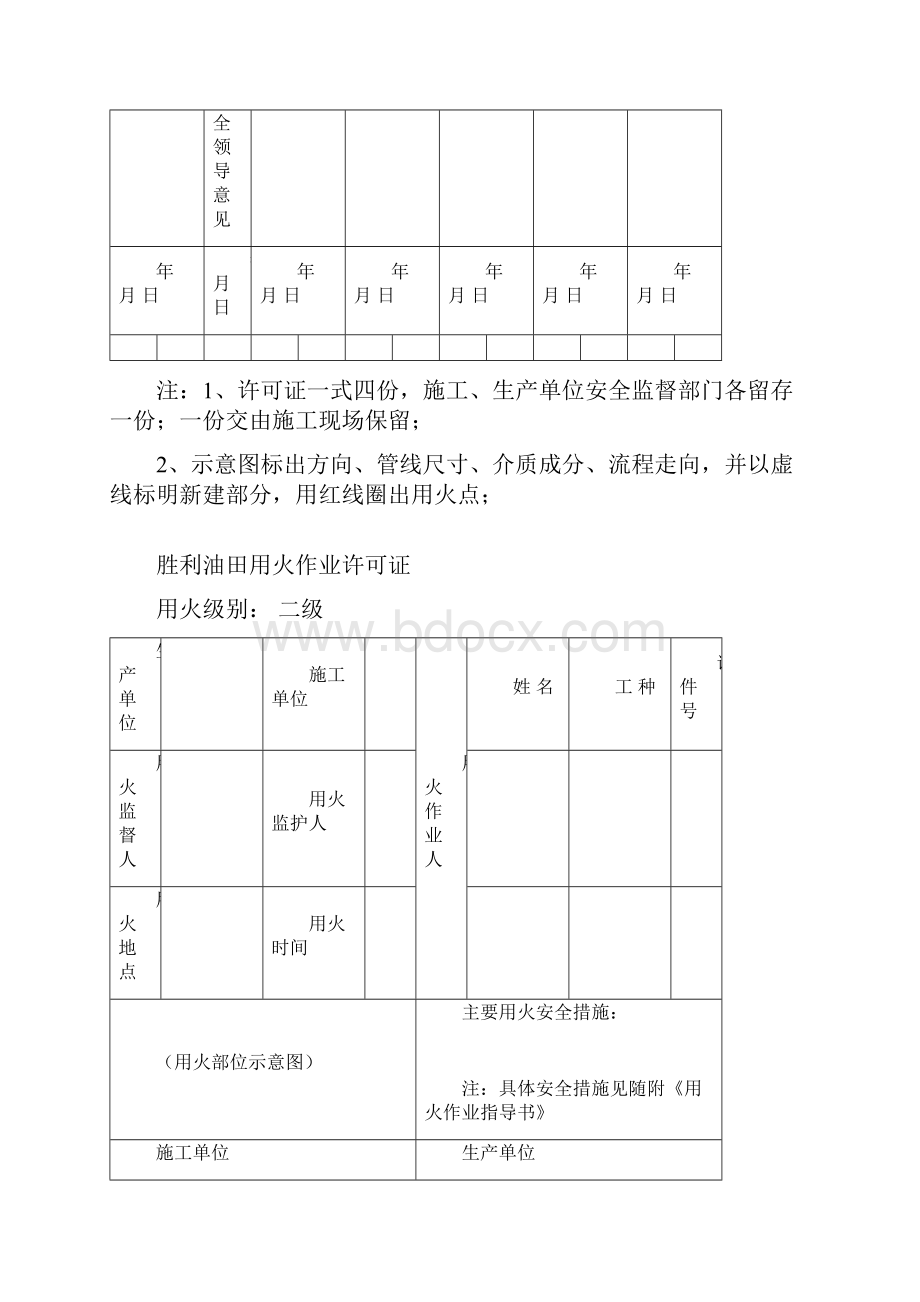 关于规范临时用电作业工业动火作业高处作业进入受限空间作业审批流程.docx_第2页