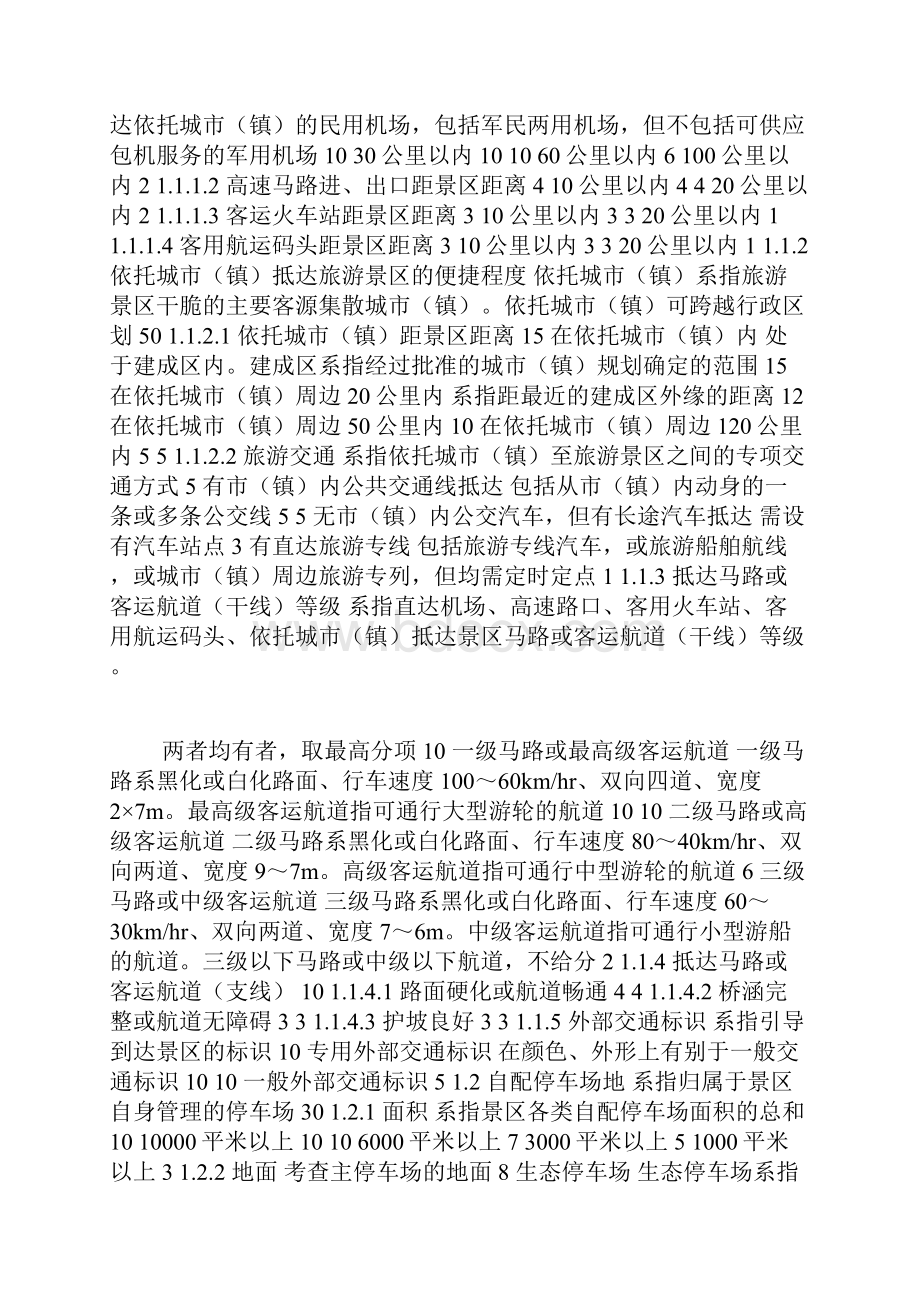 国家旅游景区等级评定标准Word最新版.docx_第2页