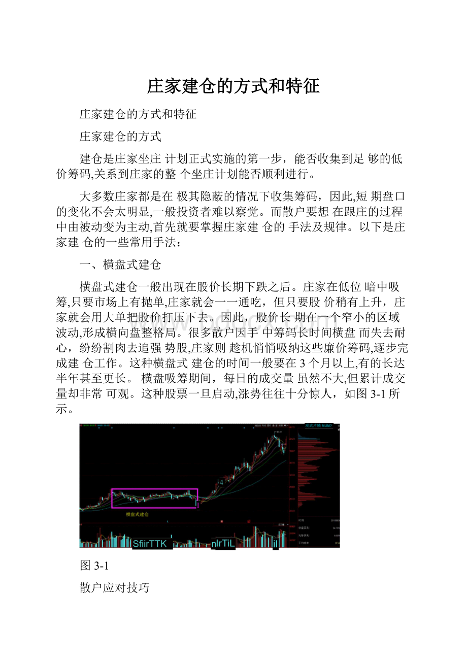 庄家建仓的方式和特征.docx_第1页