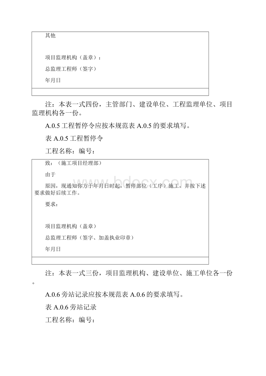 市政工程监理单位用表.docx_第3页