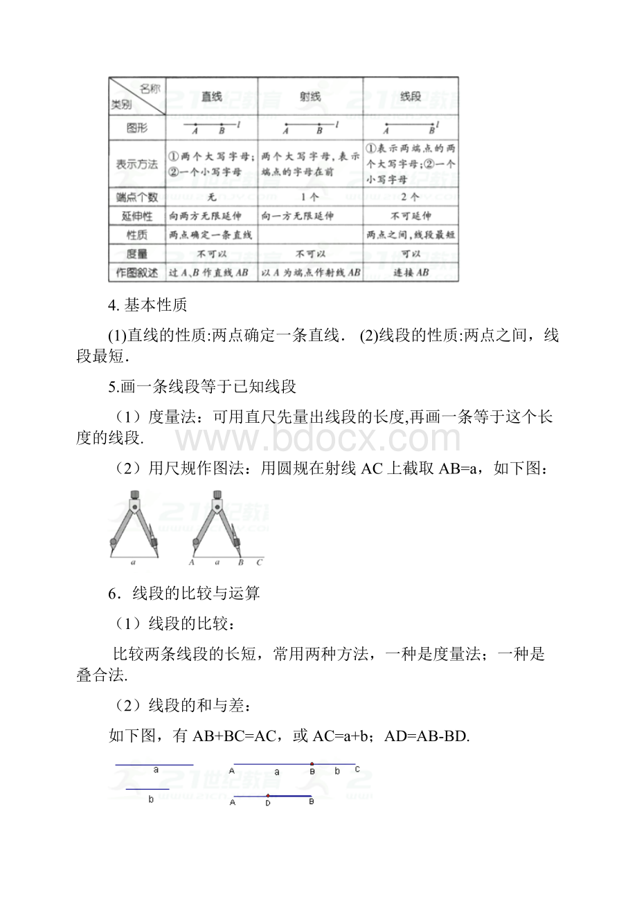 专题04 几何图形初步学年七年级数学上期末复习一本通人教版解析版.docx_第2页