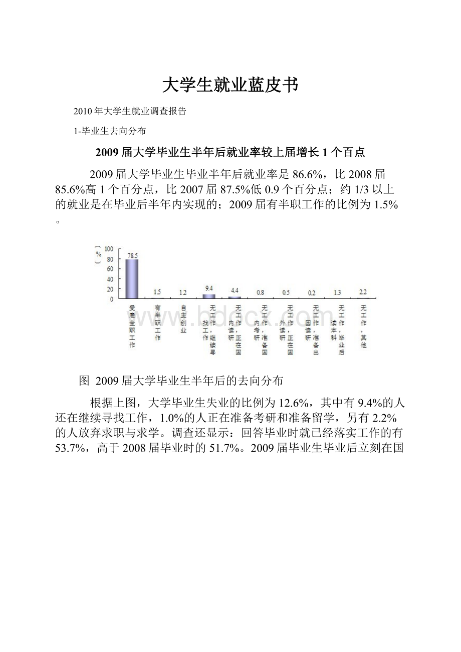 大学生就业蓝皮书.docx_第1页