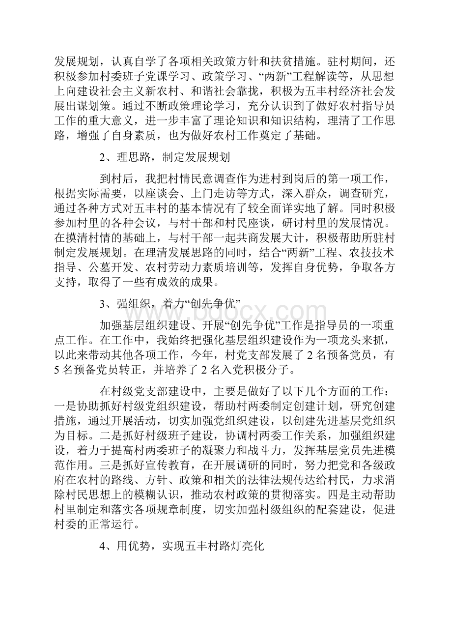 驻村书记的年终总结.docx_第3页