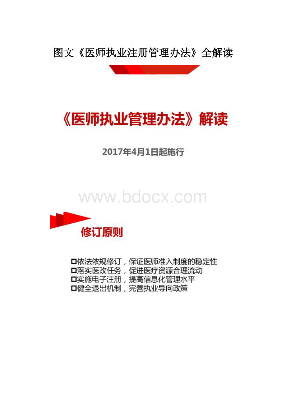 图文《医师执业注册管理办法》全解读.docx