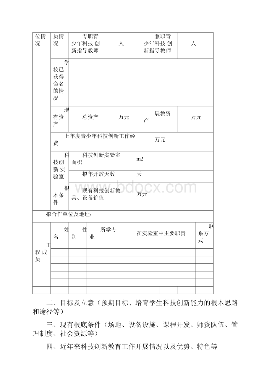 信阳市中小学科技创新实验室试点项目申报书.docx_第3页