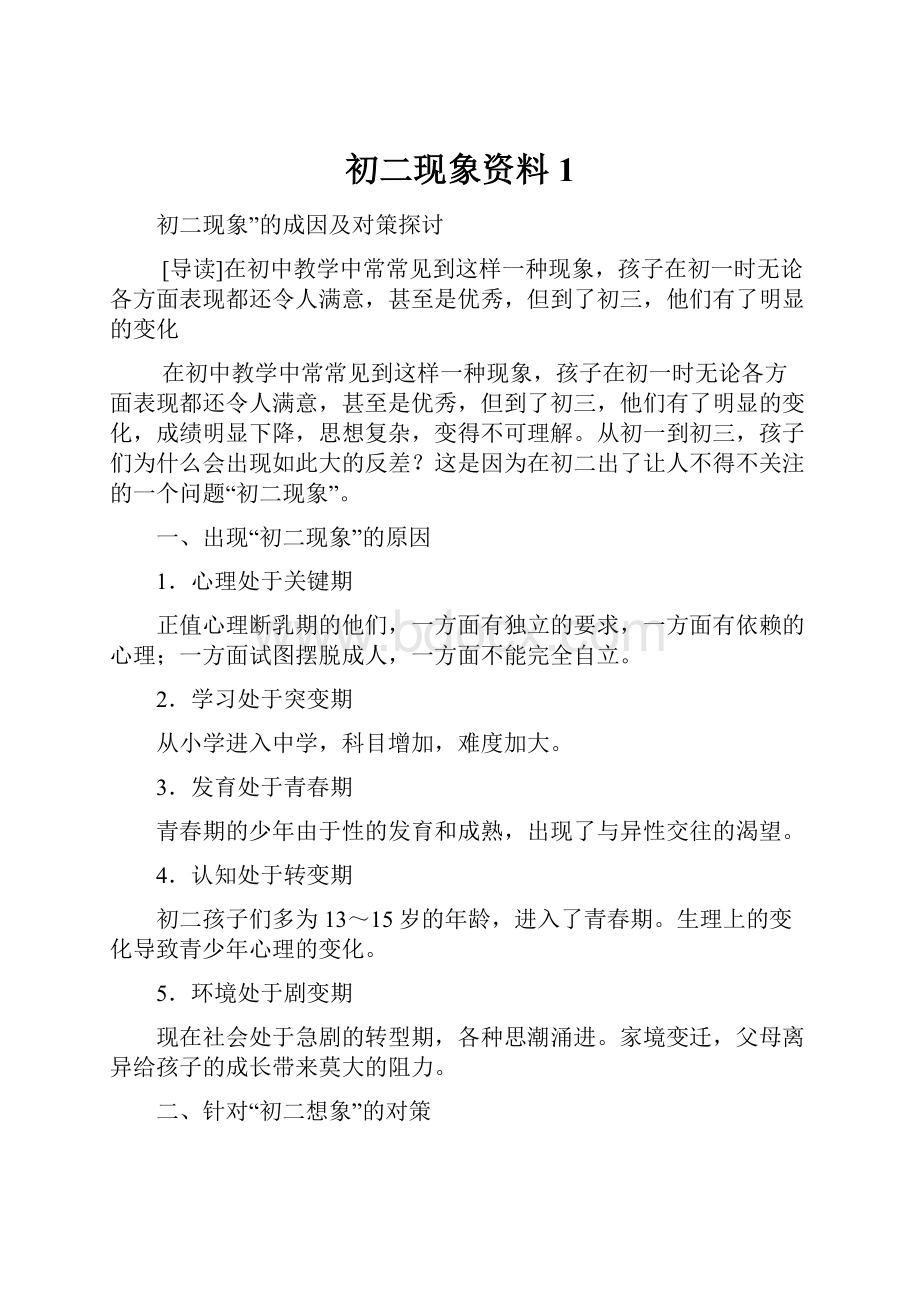 初二现象资料1.docx