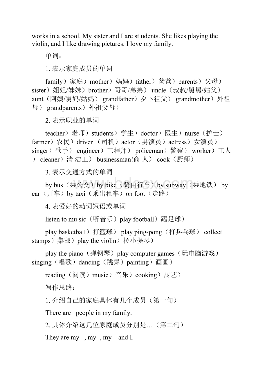 六年级下册英语素材毕业考作文写作练习人教PEP.docx_第2页