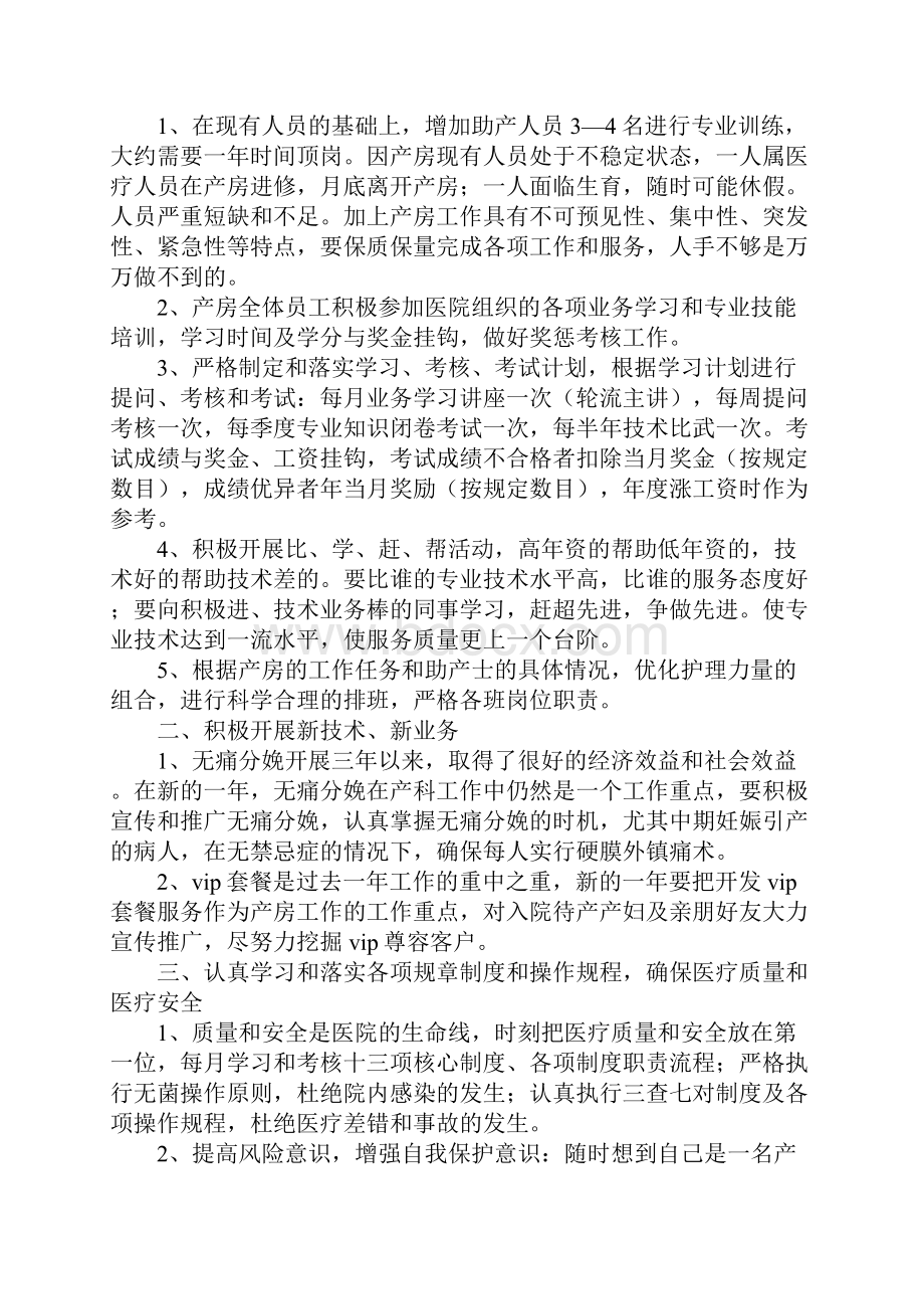 妇产科医生工作计划正式版.docx_第2页