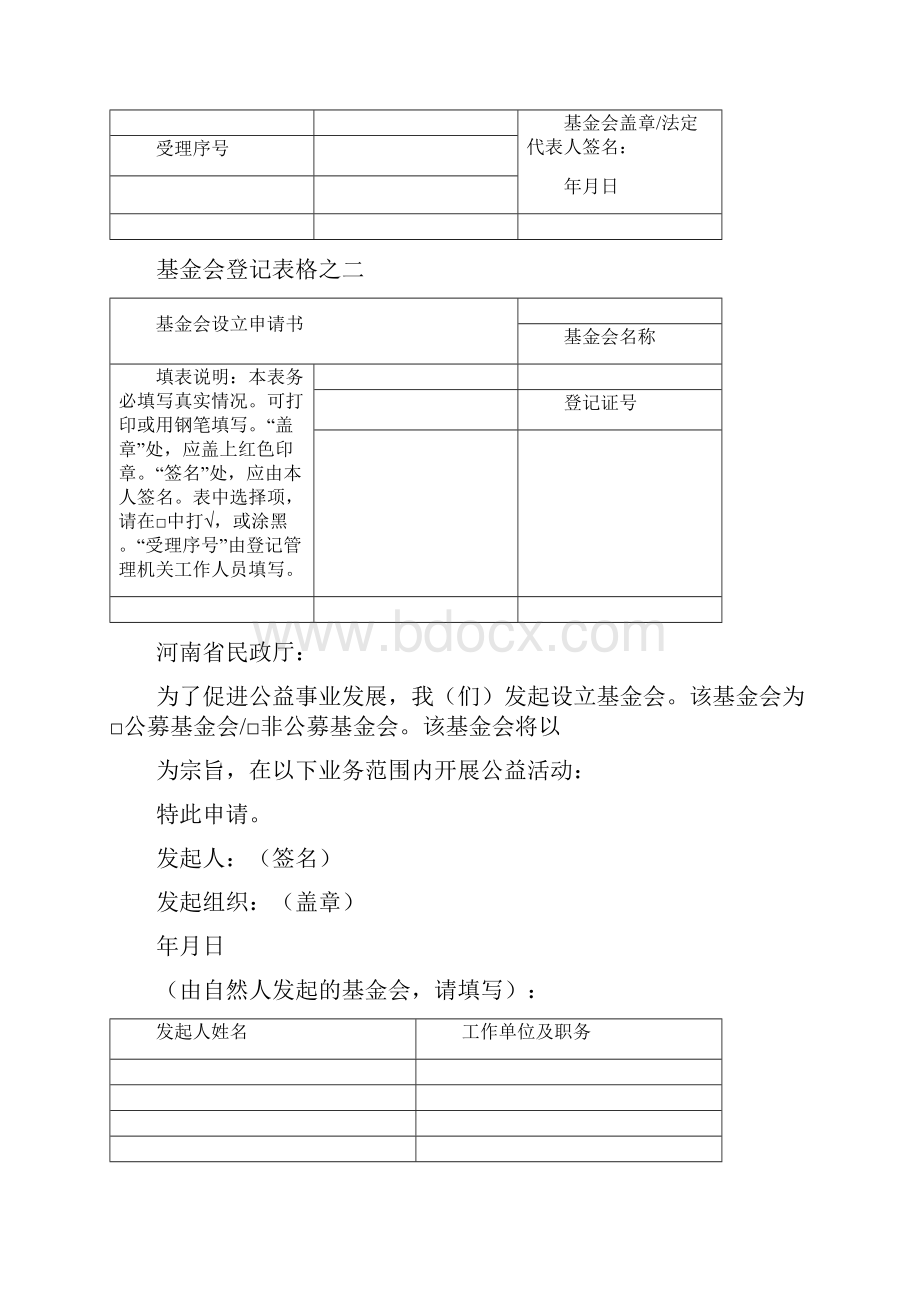 基金会设立登记申请书.docx_第2页