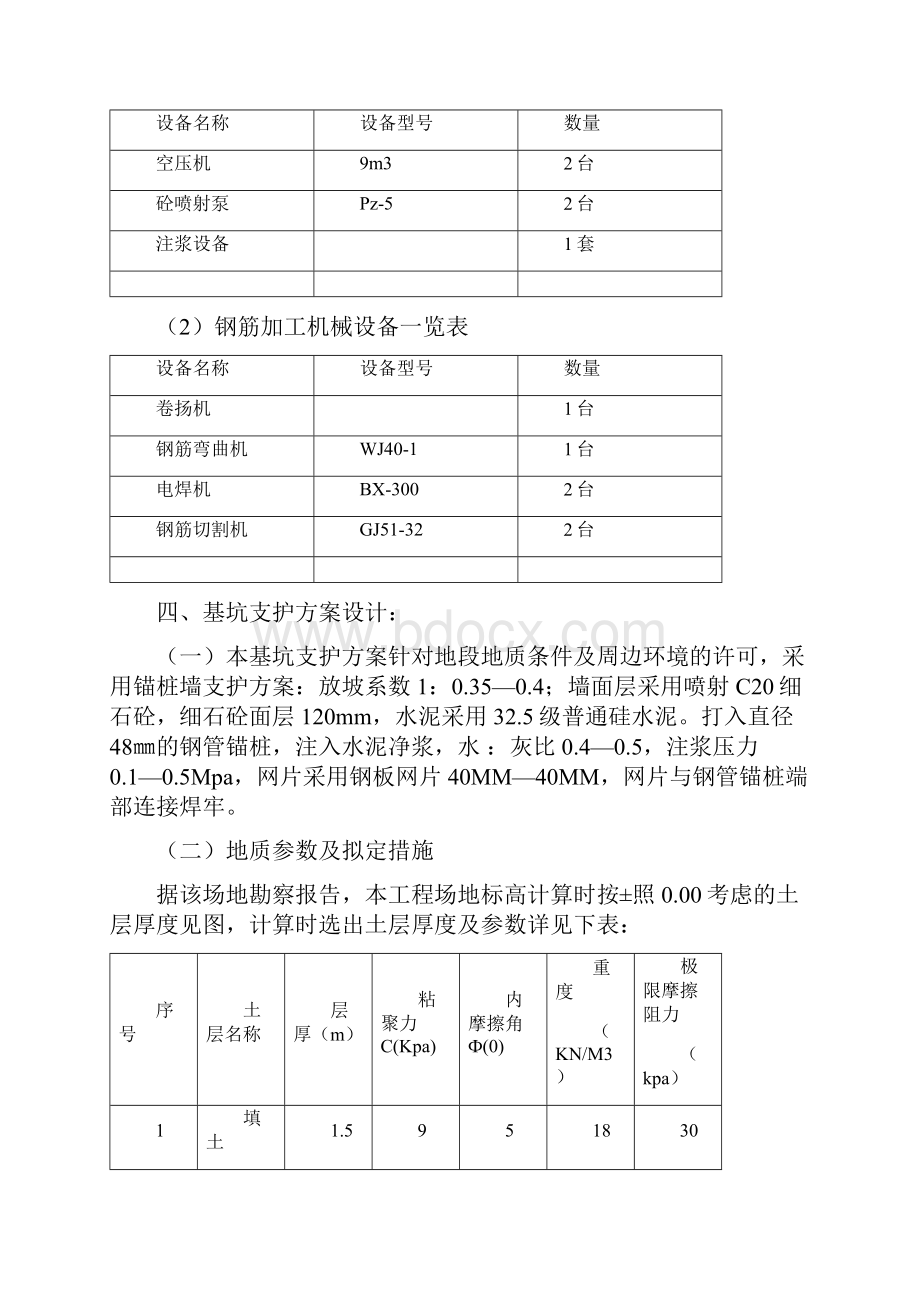 医院住院楼工程地辐射采暖施工方案基坑支护方案.docx_第3页