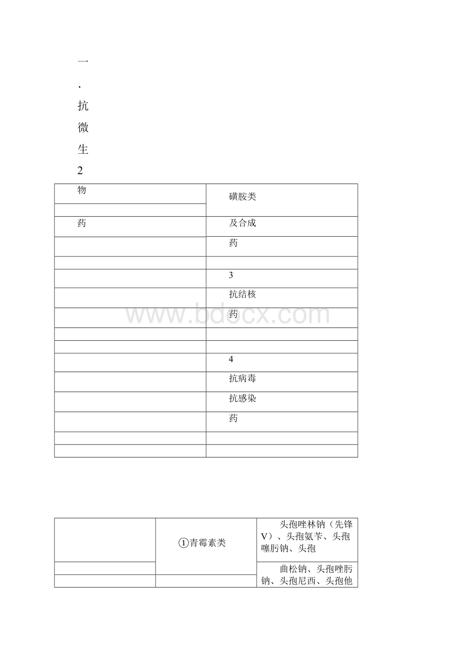 常用药品分类分支图西药.docx_第2页