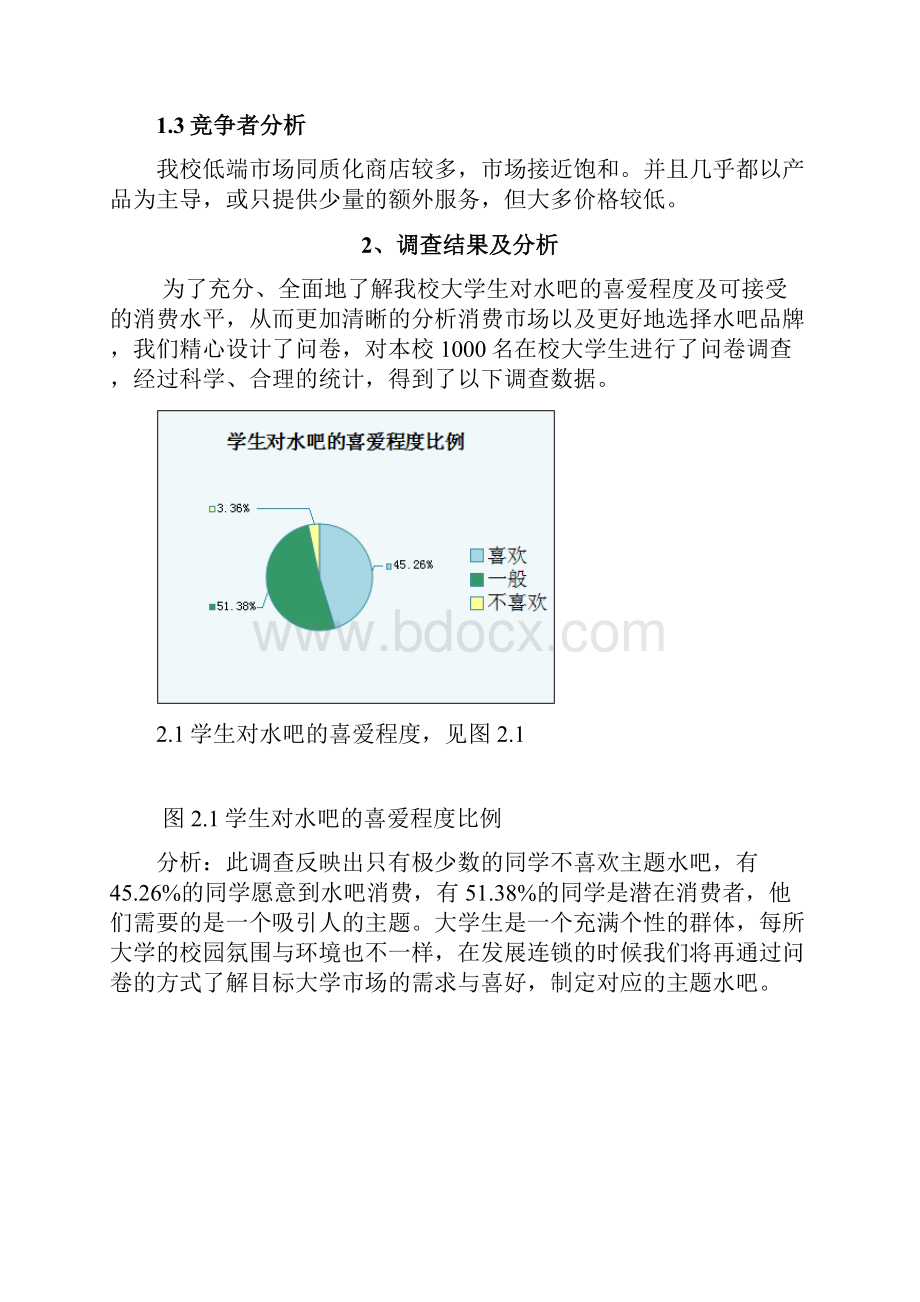 深呼吸主题水吧创业项目计划书.docx_第2页