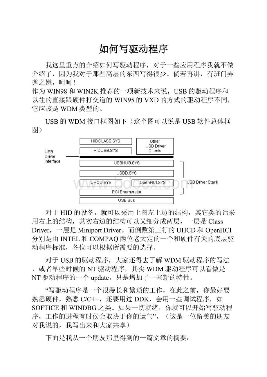 如何写驱动程序.docx_第1页