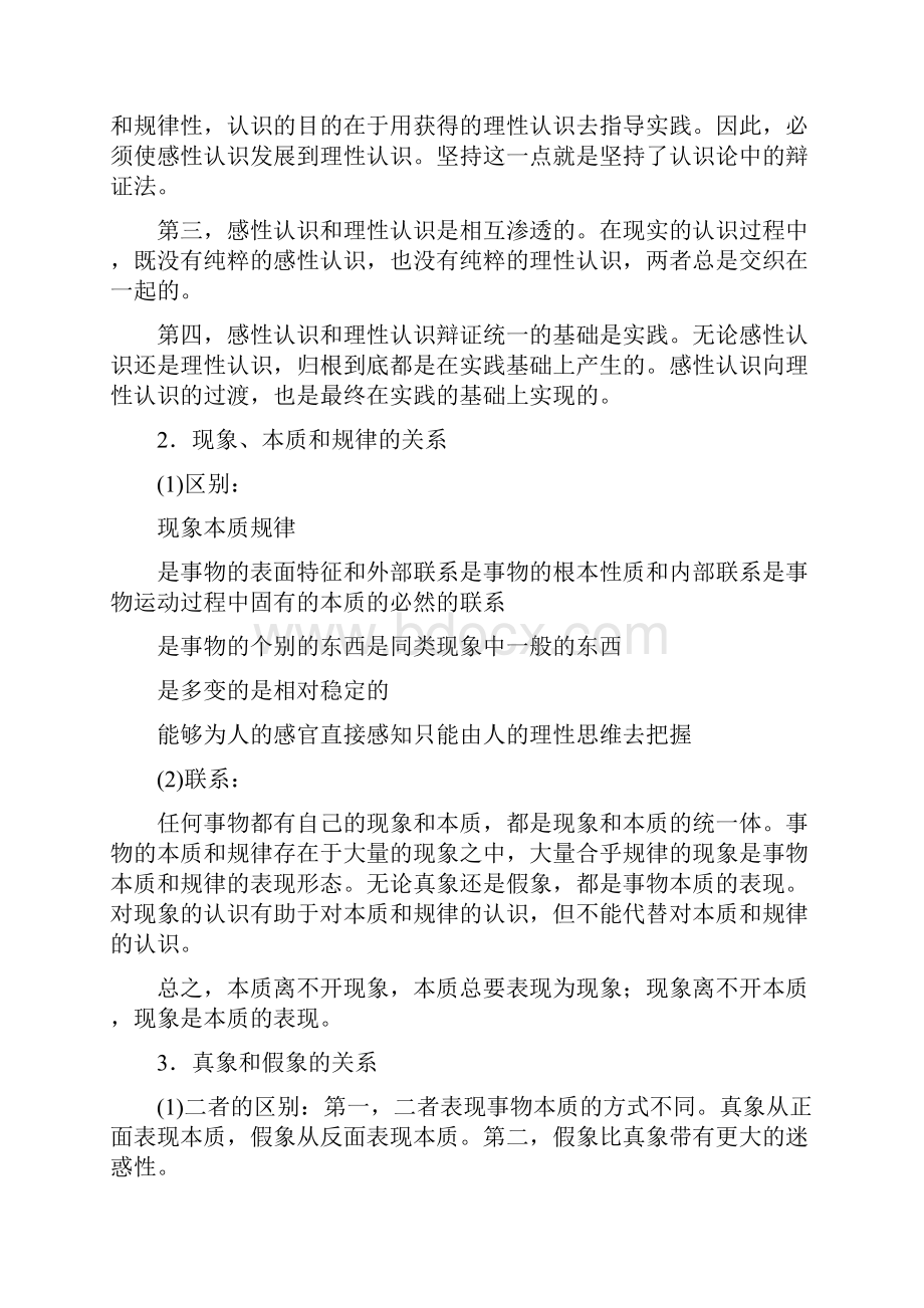 备考高效学习方案政治考点专项哲学分析事物的本质.docx_第2页