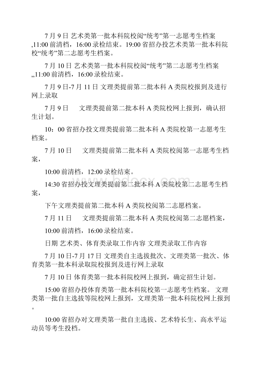 广东省高考各批次录取工作日程表.docx_第2页