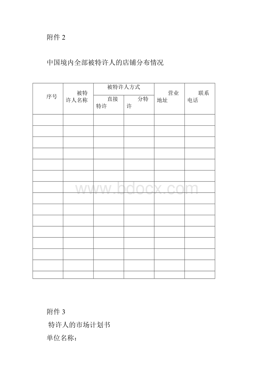 浙江省商业特许经营备案操作规程试行附件.docx_第2页