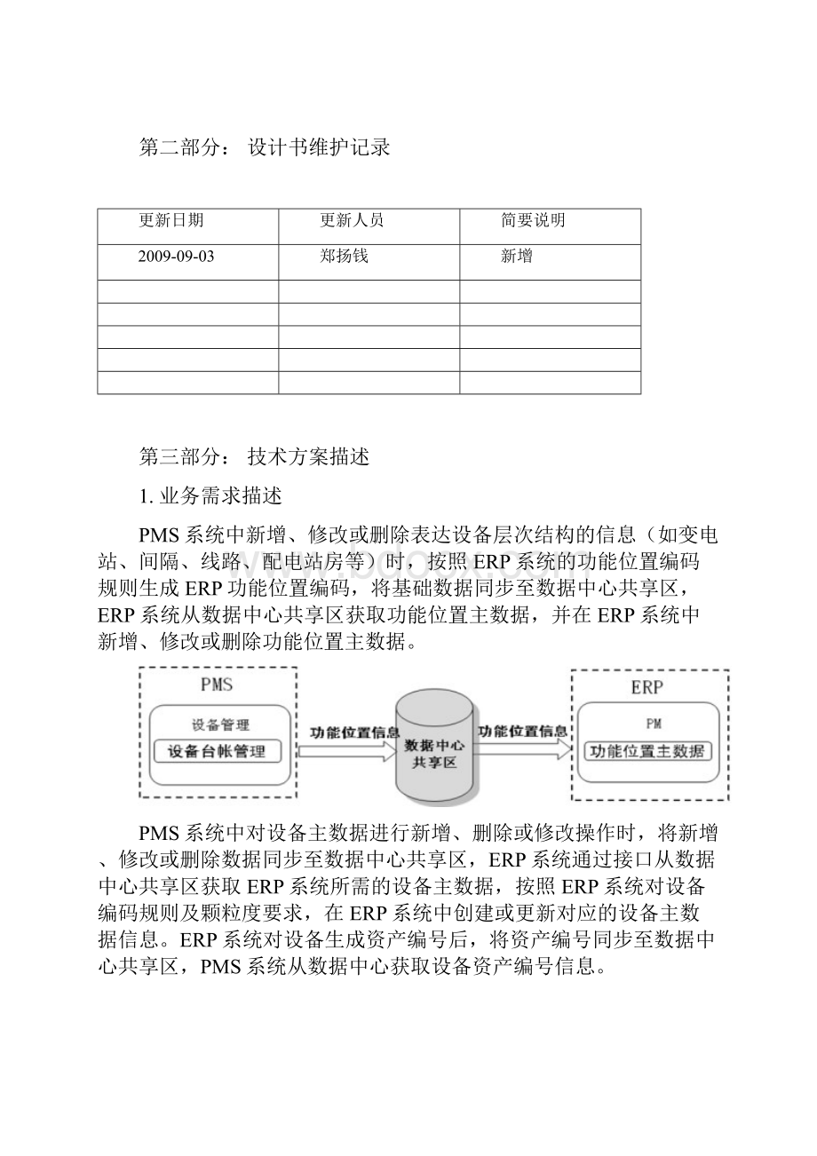 SEPCERP试点阶段技术书PMZPMI0004PMS 接口 功能位置设备主数据 写入V1.docx_第2页