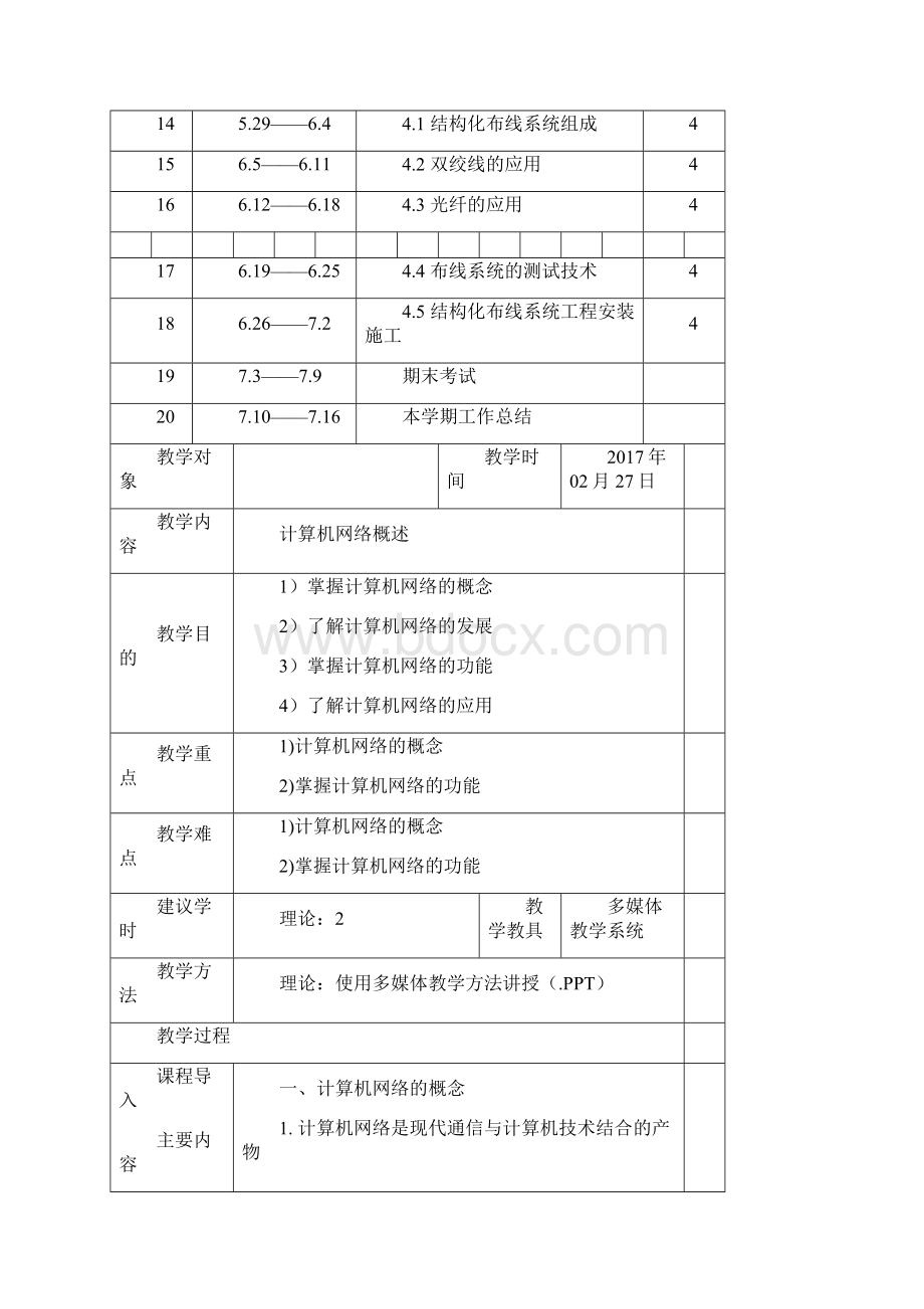 计算机网络技术教案.docx_第2页