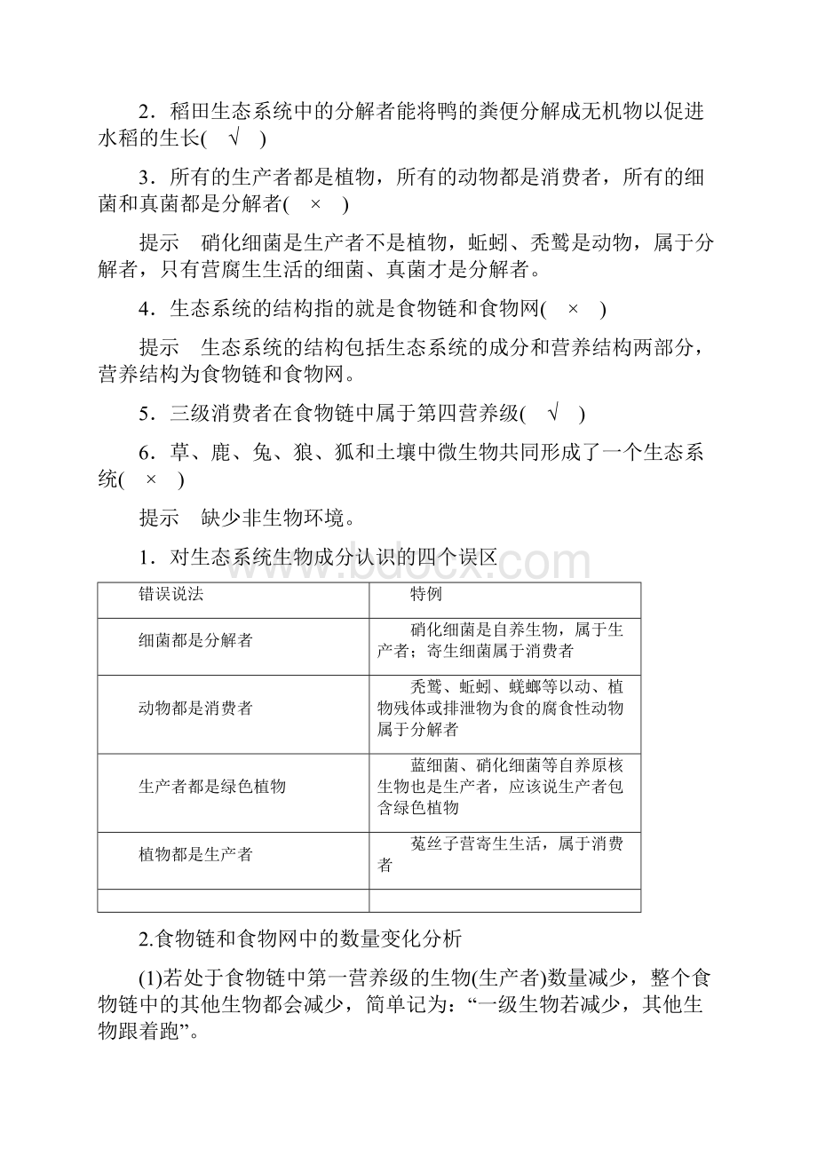 高考生物二轮复习专题二十二生态系统与环境保护试题.docx_第3页