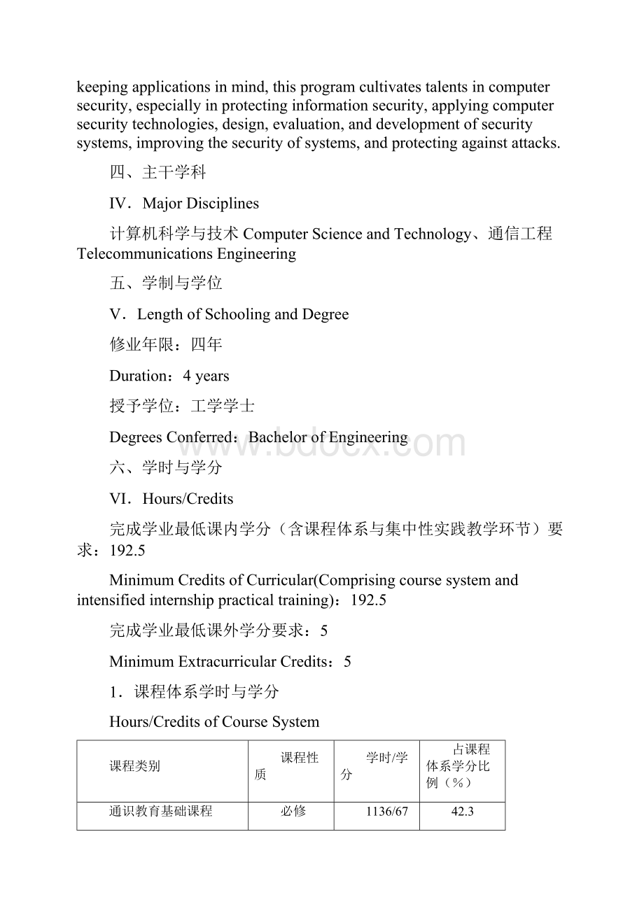 信息安全专业本科培养计划.docx_第3页