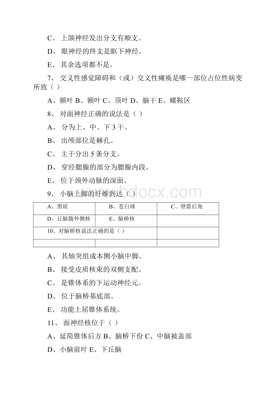 神经外科学三基知识测试题.docx_第2页