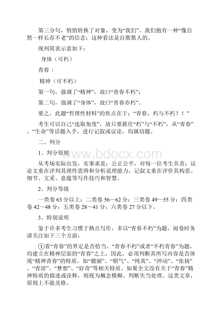 江苏省高考作文阅卷评分细则及优秀作文选.docx_第2页