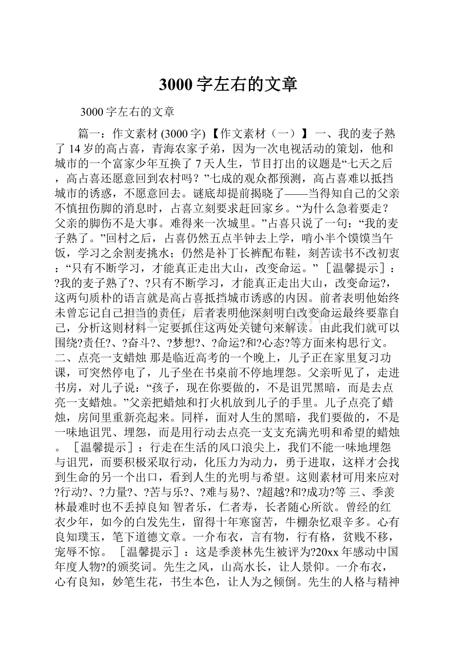 3000字左右的文章.docx_第1页