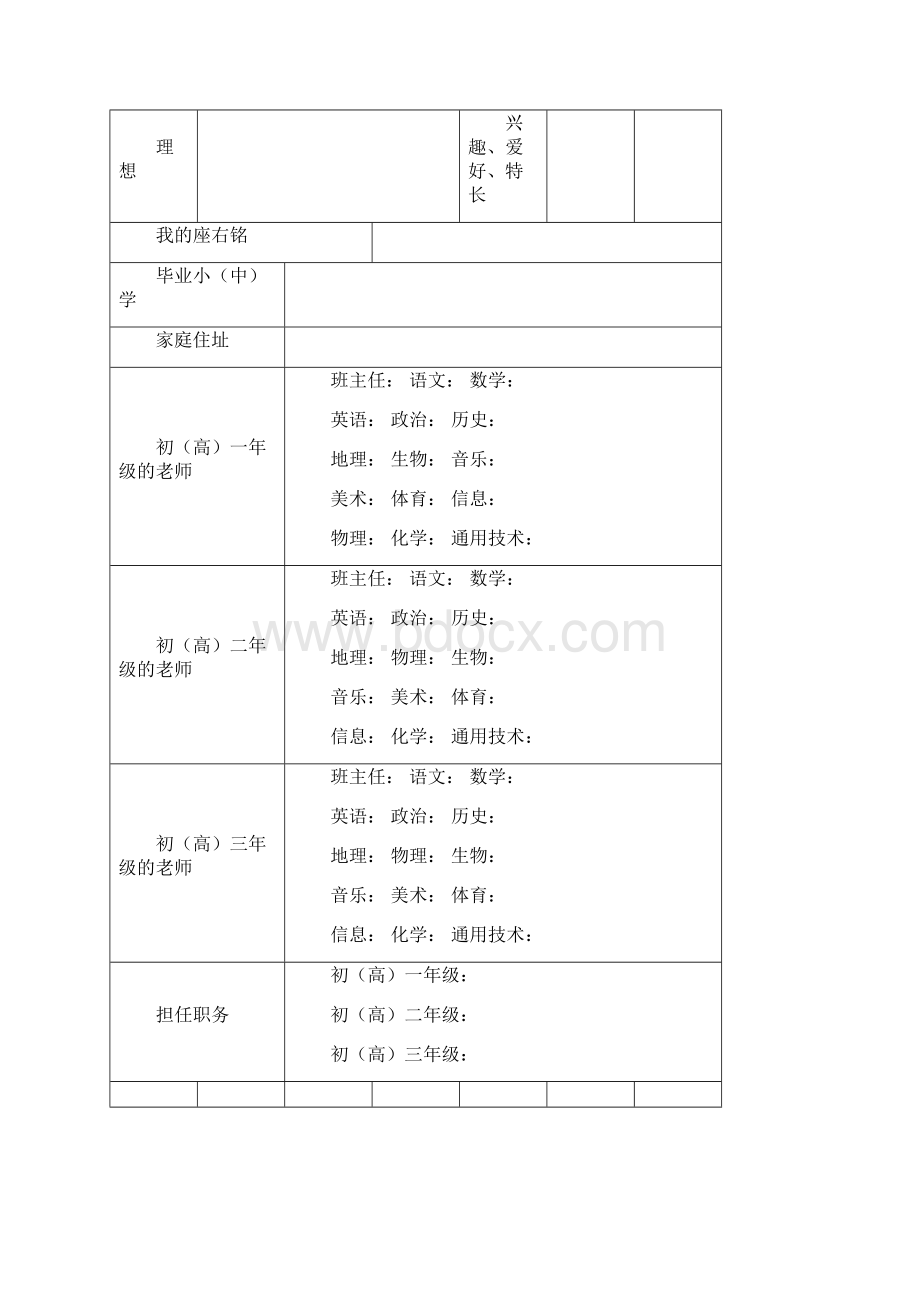 中学学生成长记录事项.docx_第3页