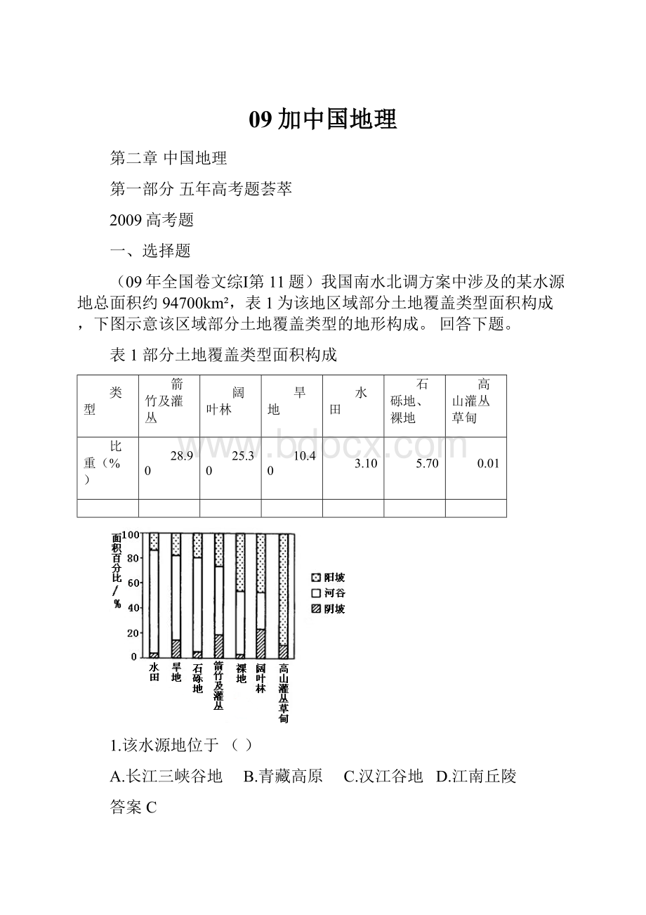 09加中国地理.docx