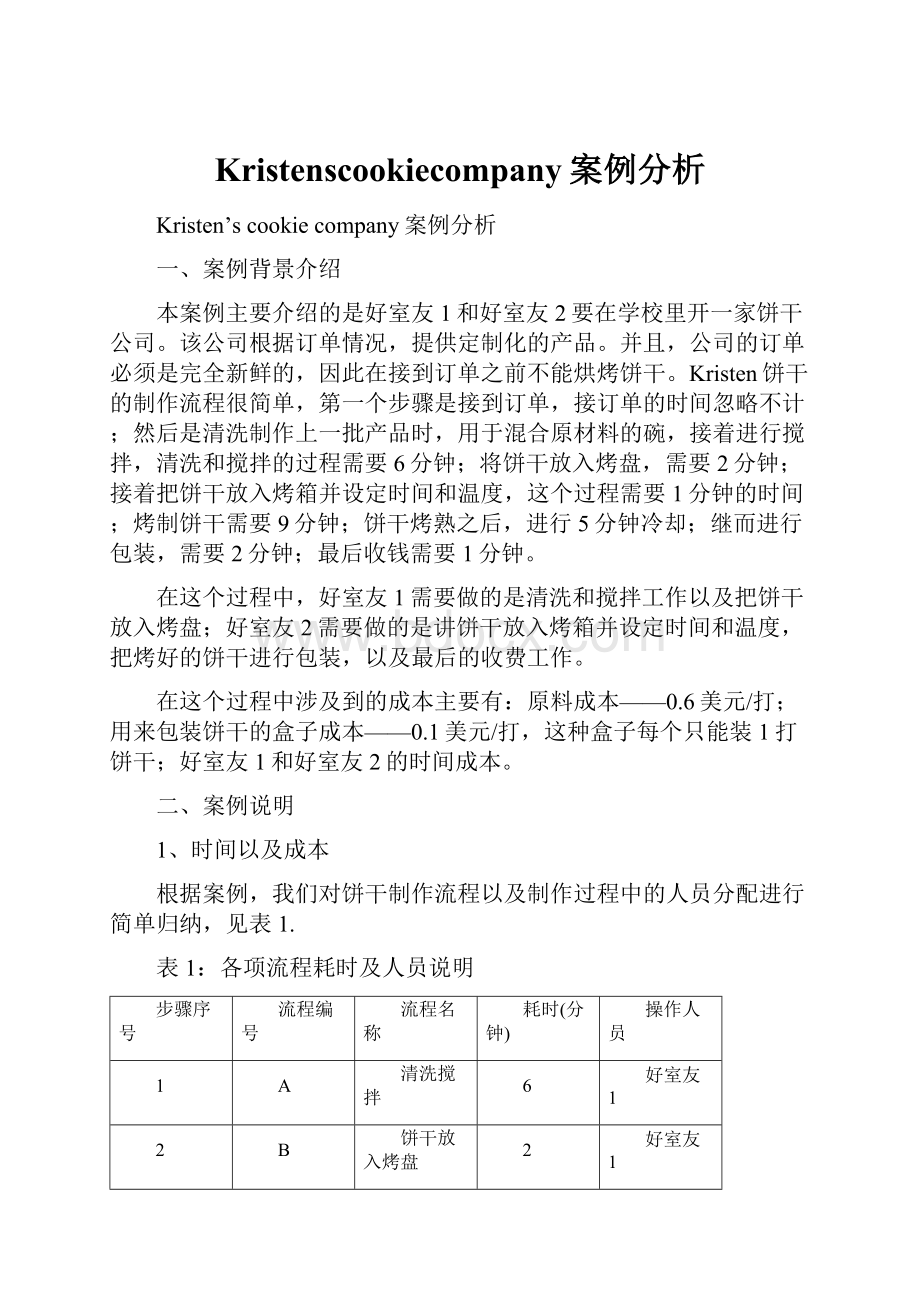 Kristenscookiecompany案例分析.docx