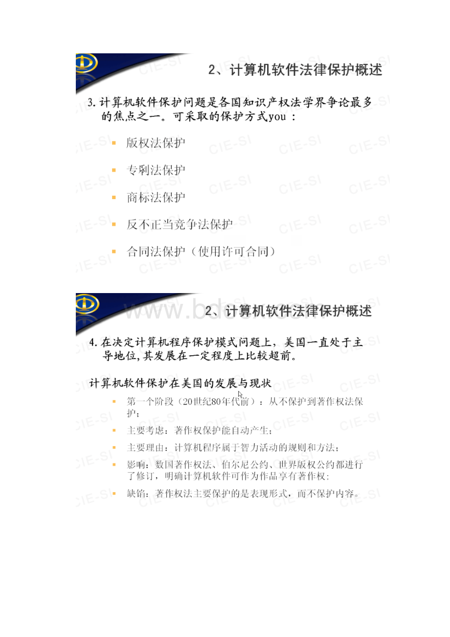 软件的法律保护笔记项目经理继续ppt.docx_第2页