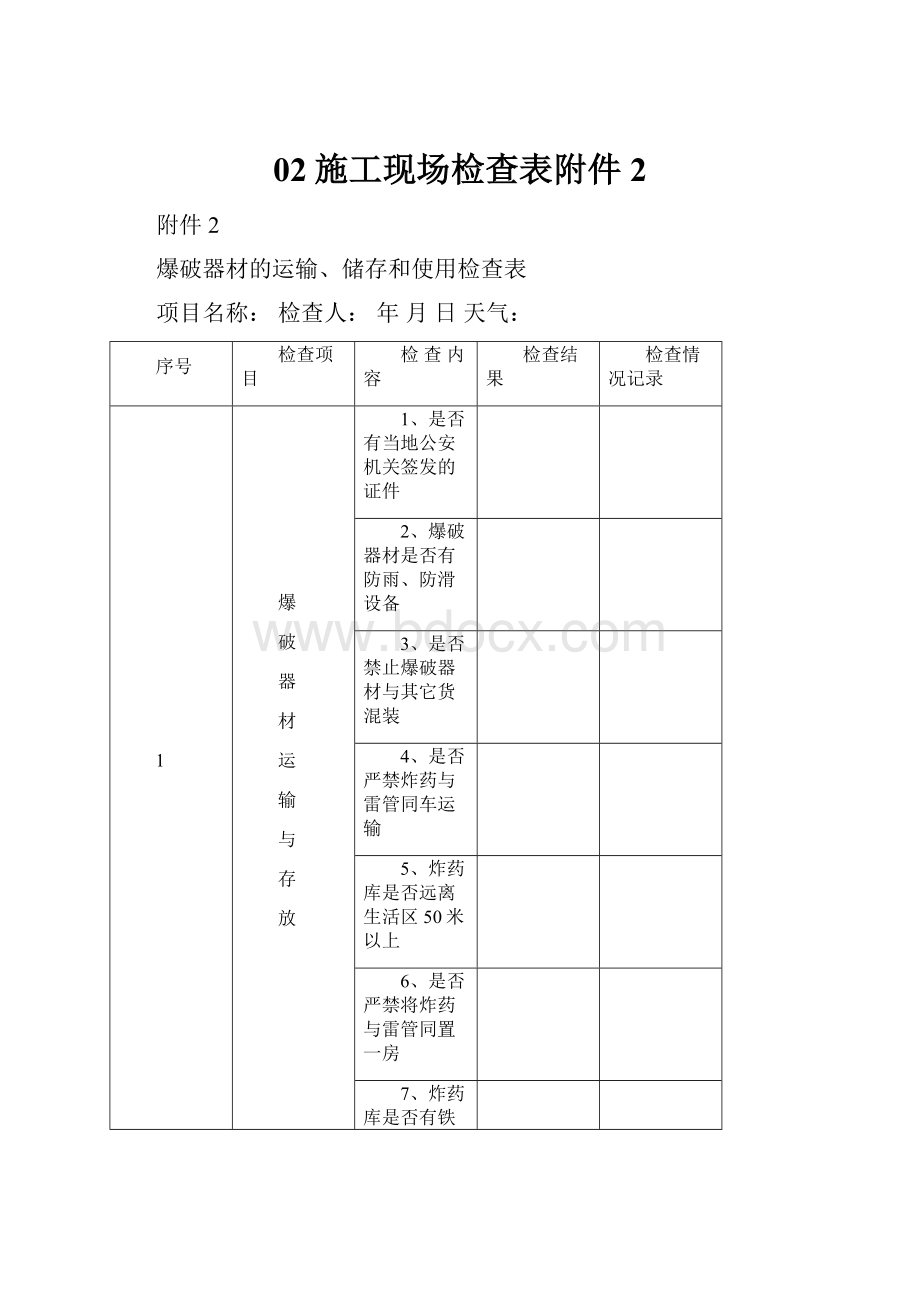 02施工现场检查表附件2.docx