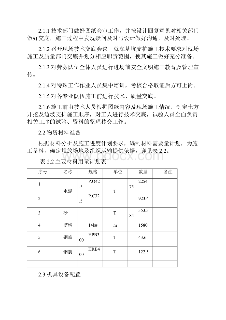 深基坑支护施工方案技术交底.docx_第2页