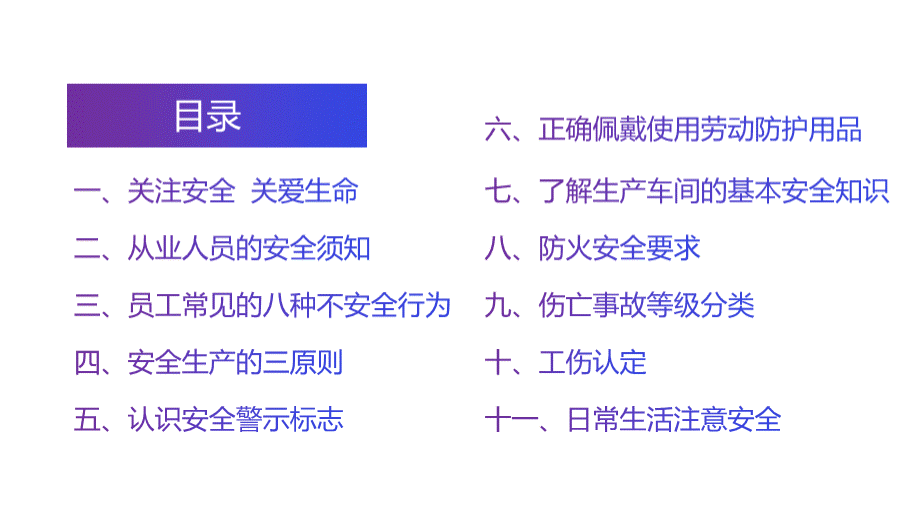 技能培训专题 车间级安全培训.pptx_第2页